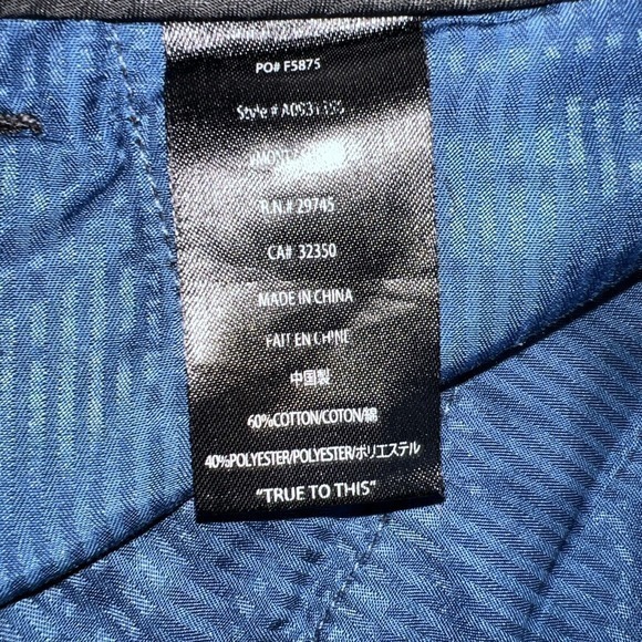 Volcom Stone Chino Skater Shorts Black Men's 36 Flat Front - Picture 4 of 13